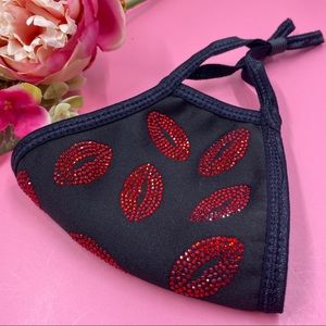 🎉 HP 👄 Lips Crystal Bling Face Mask